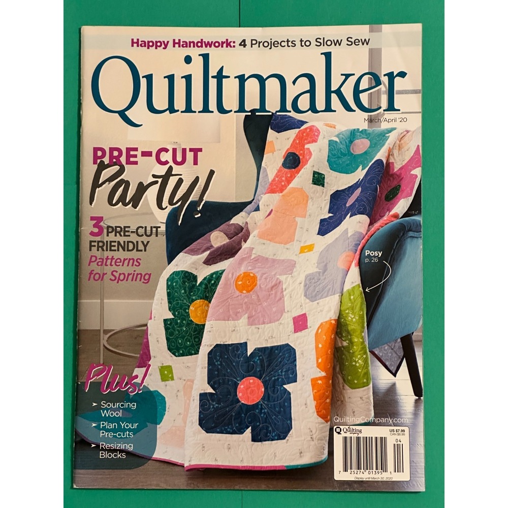 QUILTMAKER  March/April 2020 ~ Handwork Projects